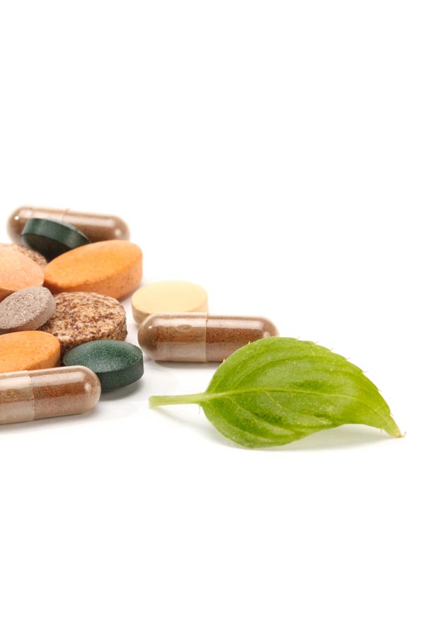 vitamin capsules and tablets